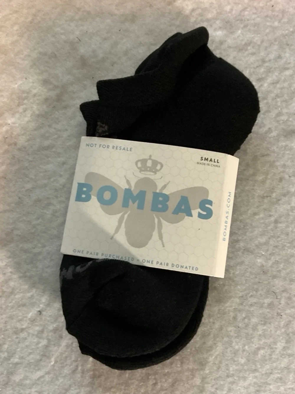 Bombas Women’s Low-Cut No-Show Socks in Black (3 Pairs)